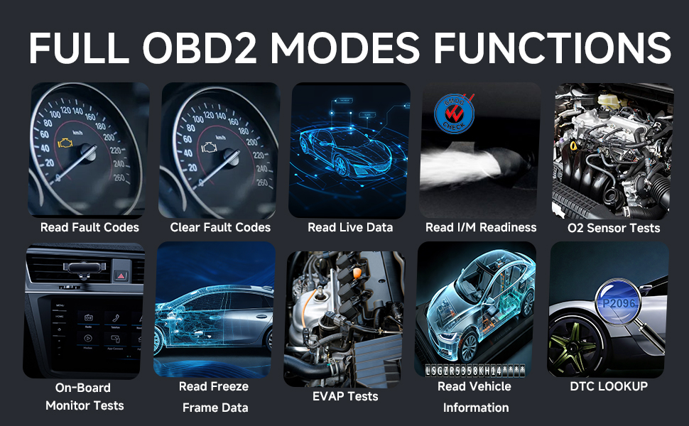 Full MODES OBD2 Scanner