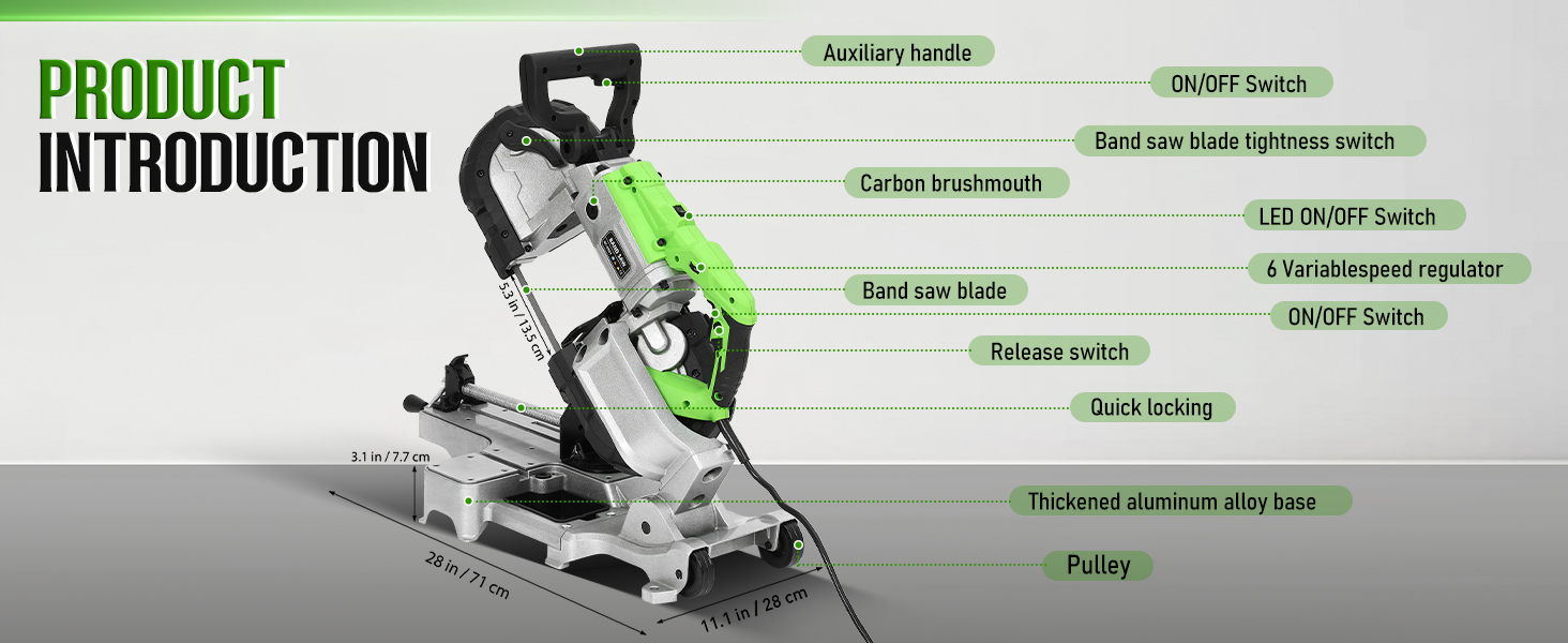 5 Inch Portable Band Saw
