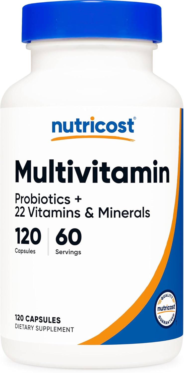 Nutricost Multivitamin with Probiotics 120 Vegetarian Capsules - Packed with Vitamins & Minerals eBaydiy Tools