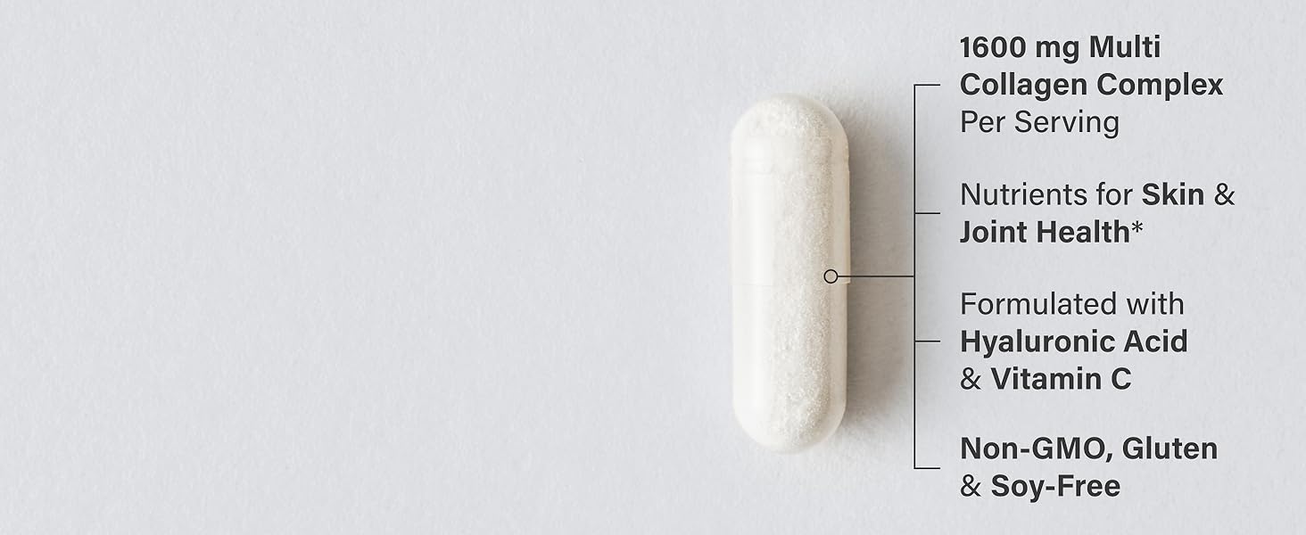 hydrolyzed multi collagen capsules peptides protein vital proteins supplements hair skin nails joint