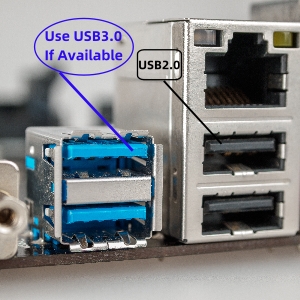 V8 Motherboard Diagnostic Card USB3.0 port preferred to USB2.0