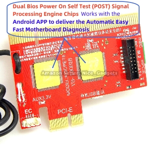 V8 PCIe USB Motherboard Tester POST Test Card Dual Processing Engine