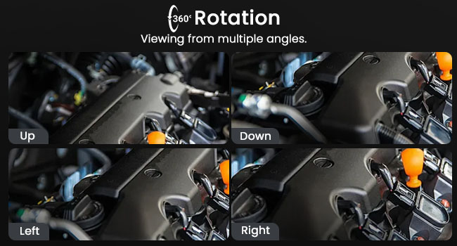 inspection camera with light