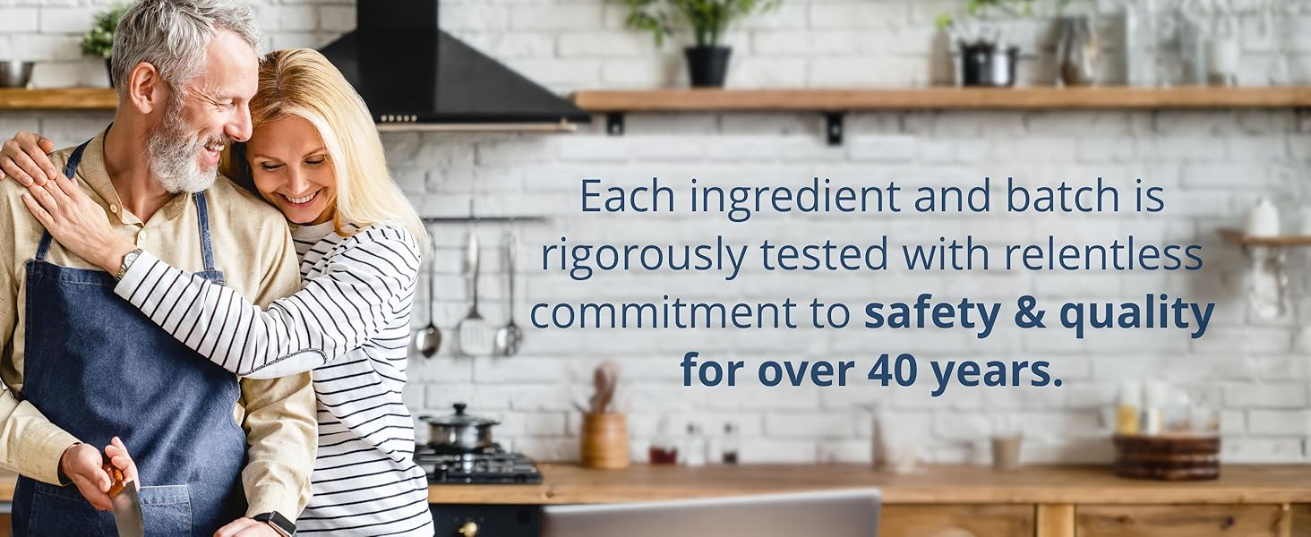 Safety and quality for over 40 years.