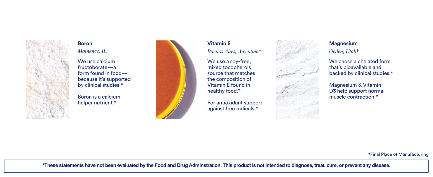 womens 18 multivitamin ingredients