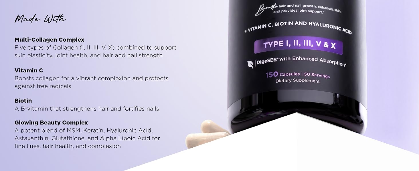 vital vitamins multi collagen complex collagen supplements for men women