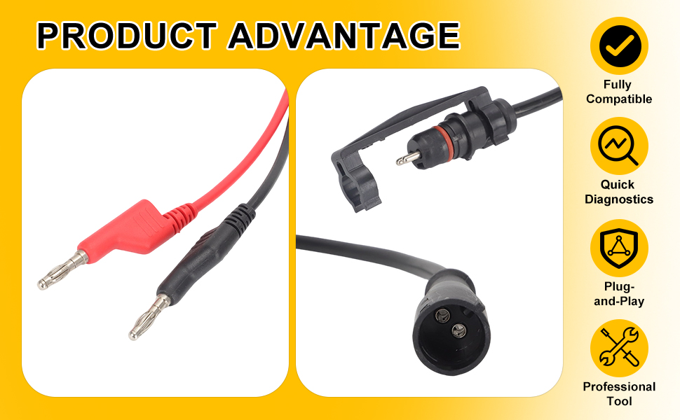 WIKIBB ABS Diagnostic Multimeter Cable Adapter