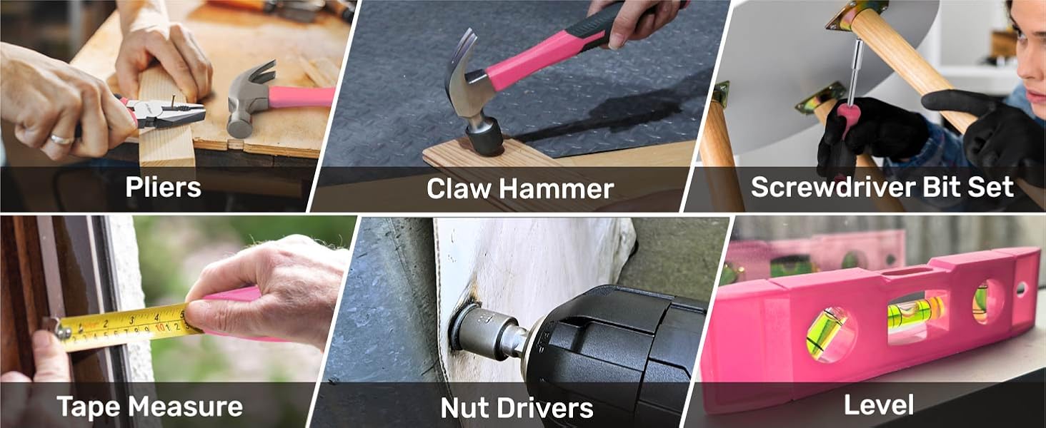 hand tools pink