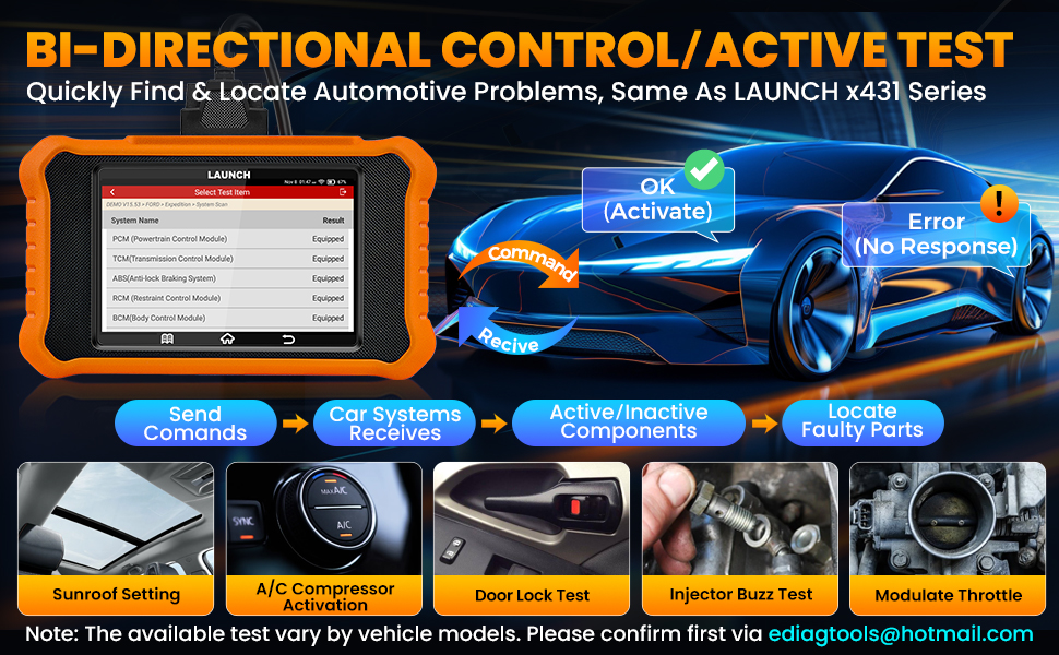 LAUNCH X431 ELITE HONDA DIAGNOSTIC TOOL