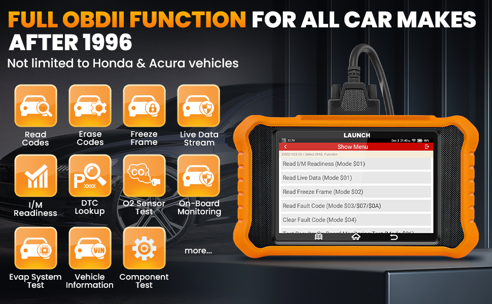 LAUNCH X431 ELITE HONDA DIAGNOSTIC SCANNER