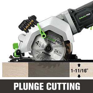 a picture of a cutting board with a circular saw.