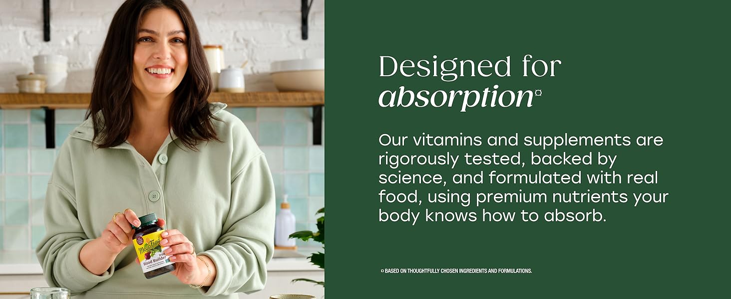 Designed for absorption