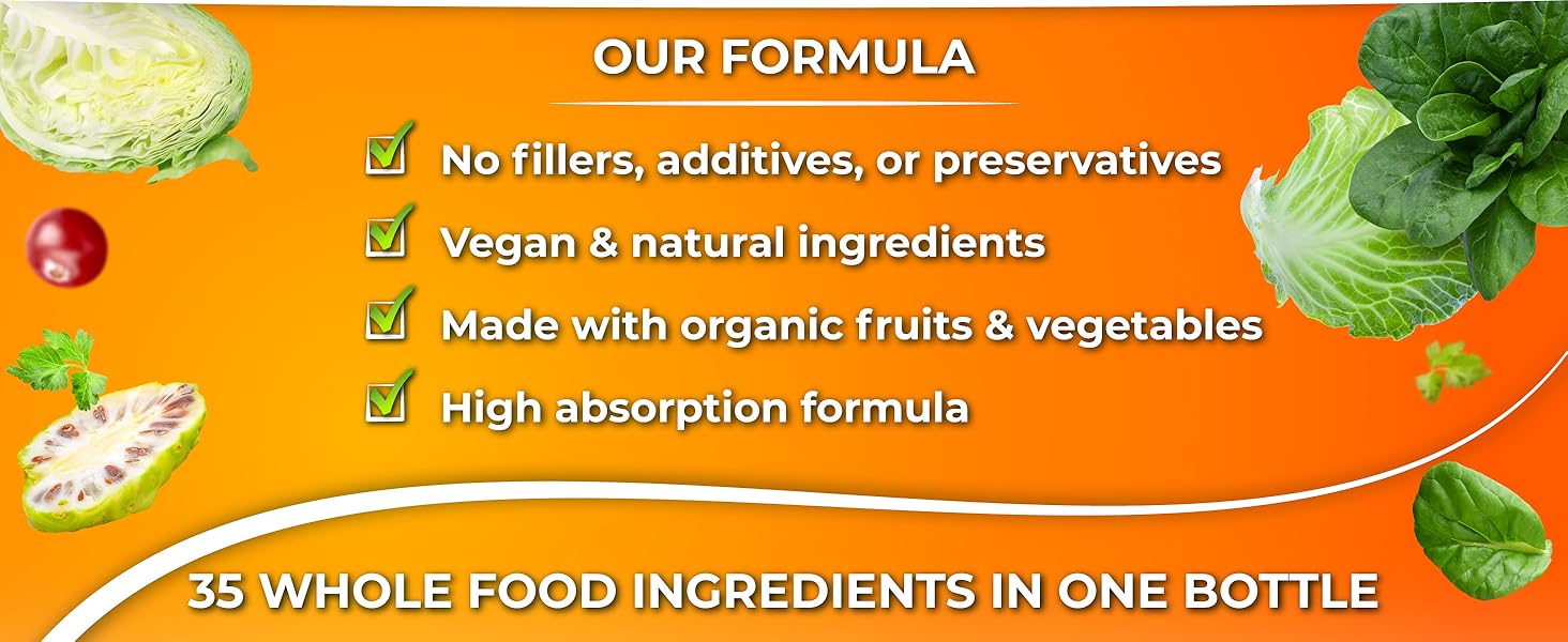 Vegan multivitamin for women and men