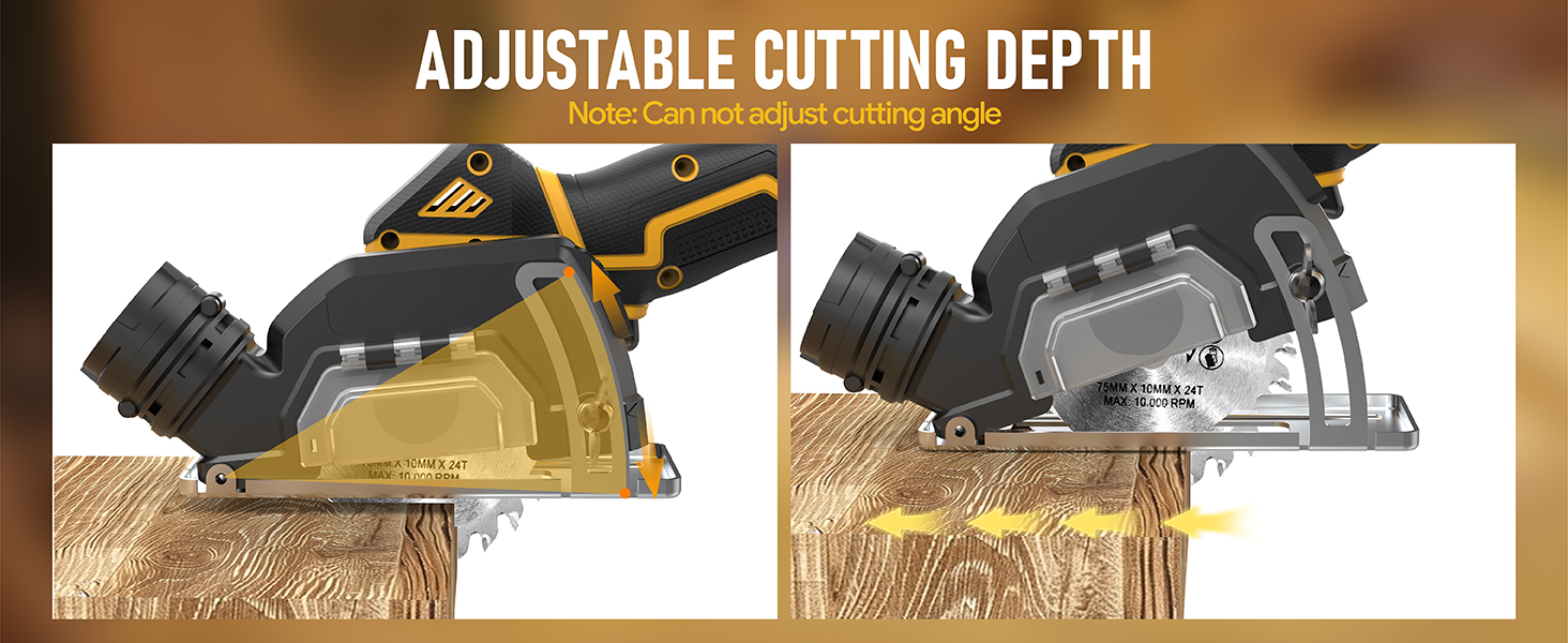 Adjustable Cutting Depth