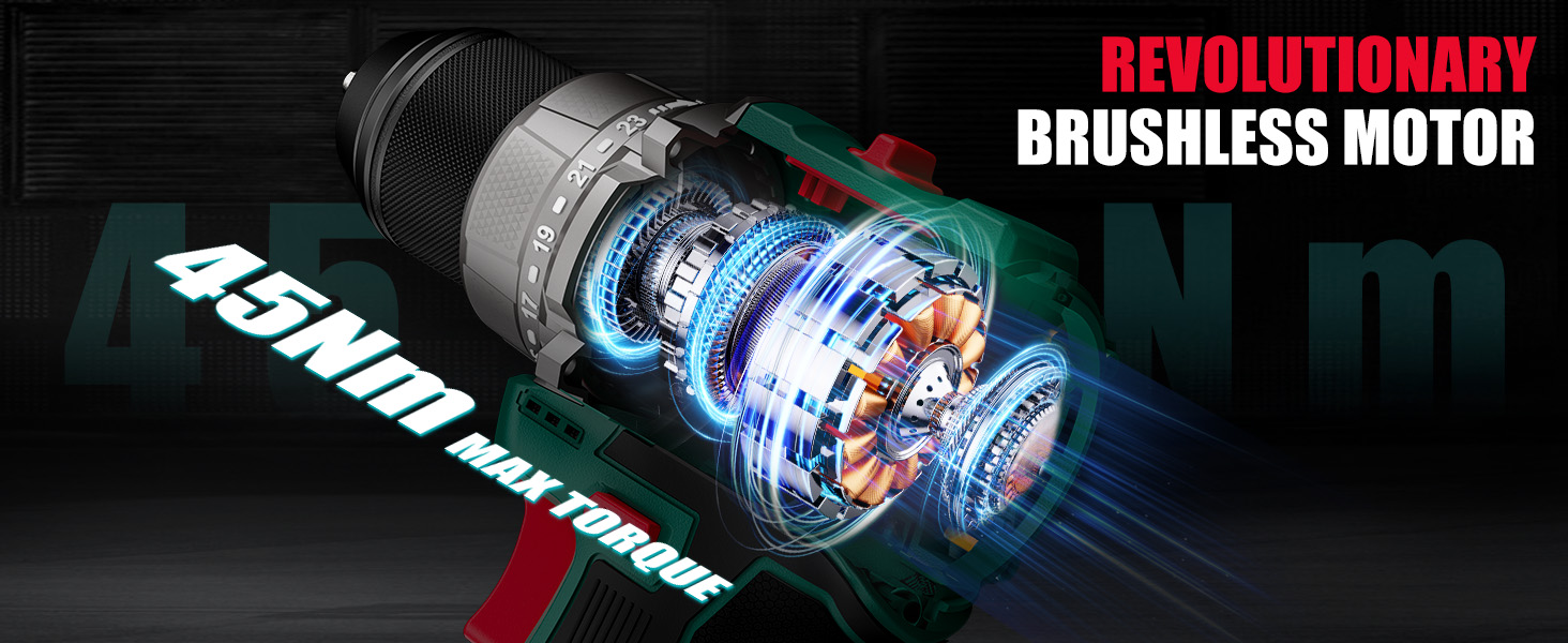 brushless motor compact drill