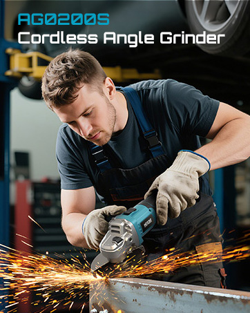 Battery angle grinder 21v