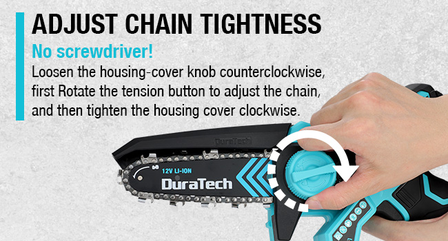 DURATECH 12V Mini Chainsaw