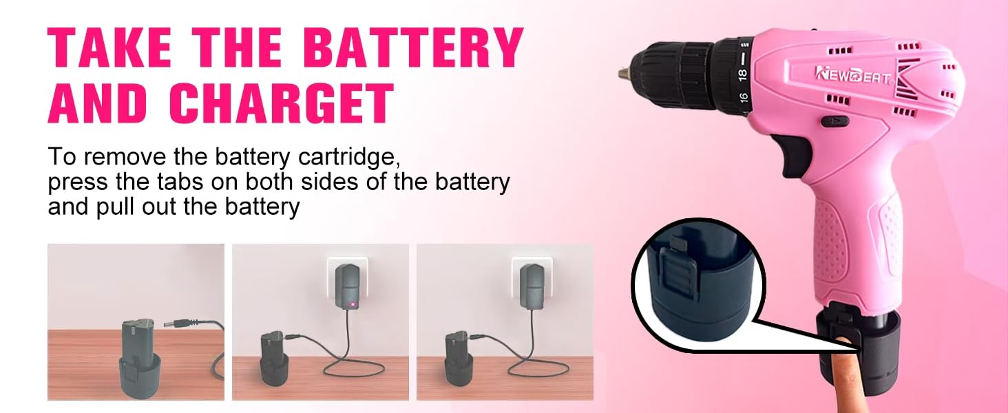 cordless drill with battery and charger