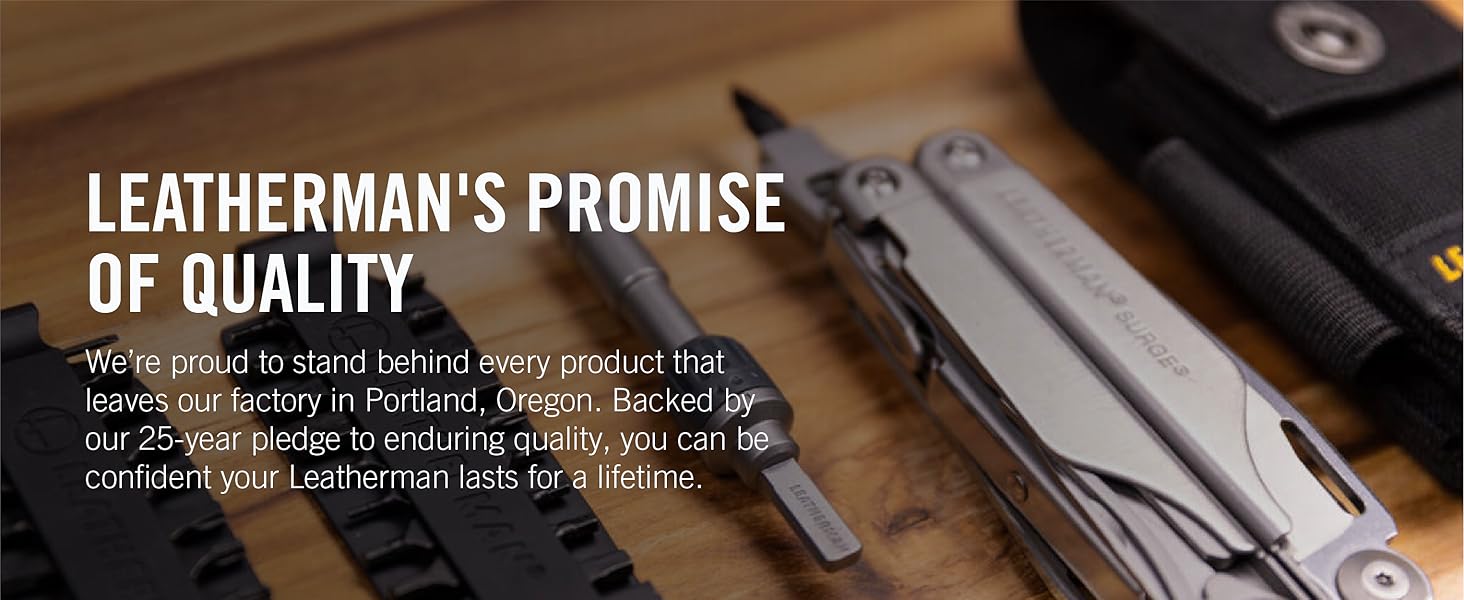 We’re proud to stand behind every product that leaves our factory in Portland, Oregon.