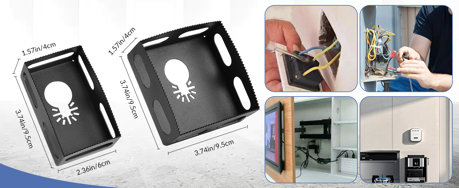 Square Slot Cutter for Outlet Boxes