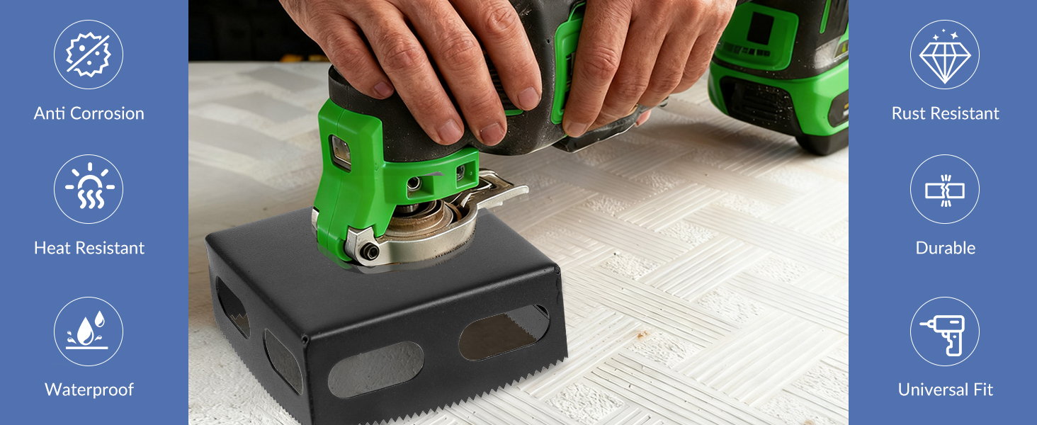 Square Slot Cutter for Outlet Boxes