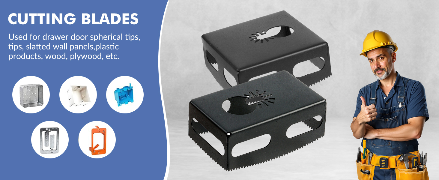 Square Slot Cutter for Outlet Boxes