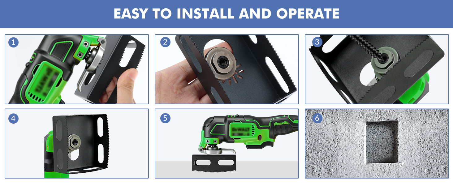 Square Slot Cutter for Outlet Boxes