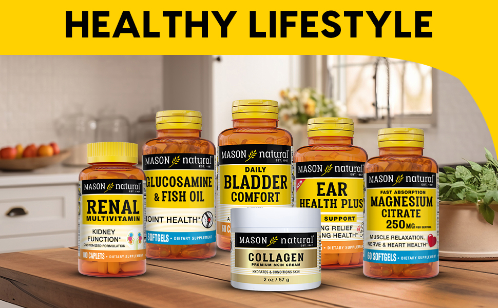 Healthy Lifestyle with Mason Vitamins