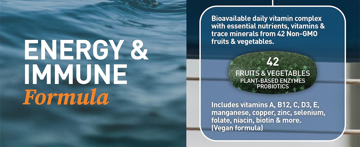 mends and womens multivitamin energy & immune formula