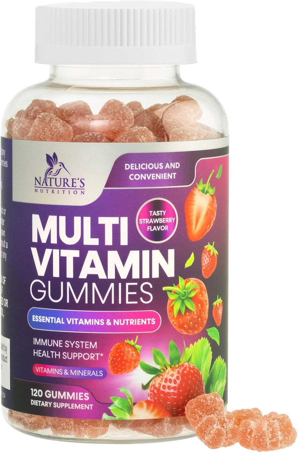 Multivitamin Gummies for Adults - Daily Adult Multivitamins Gummy with Vitamins A, C, D, B12 for Women & Men, Immune Support Gummy Multivitamins Supplement, Adult Multi VIT Vitamin - 120 Gummies eBaydiy Tools