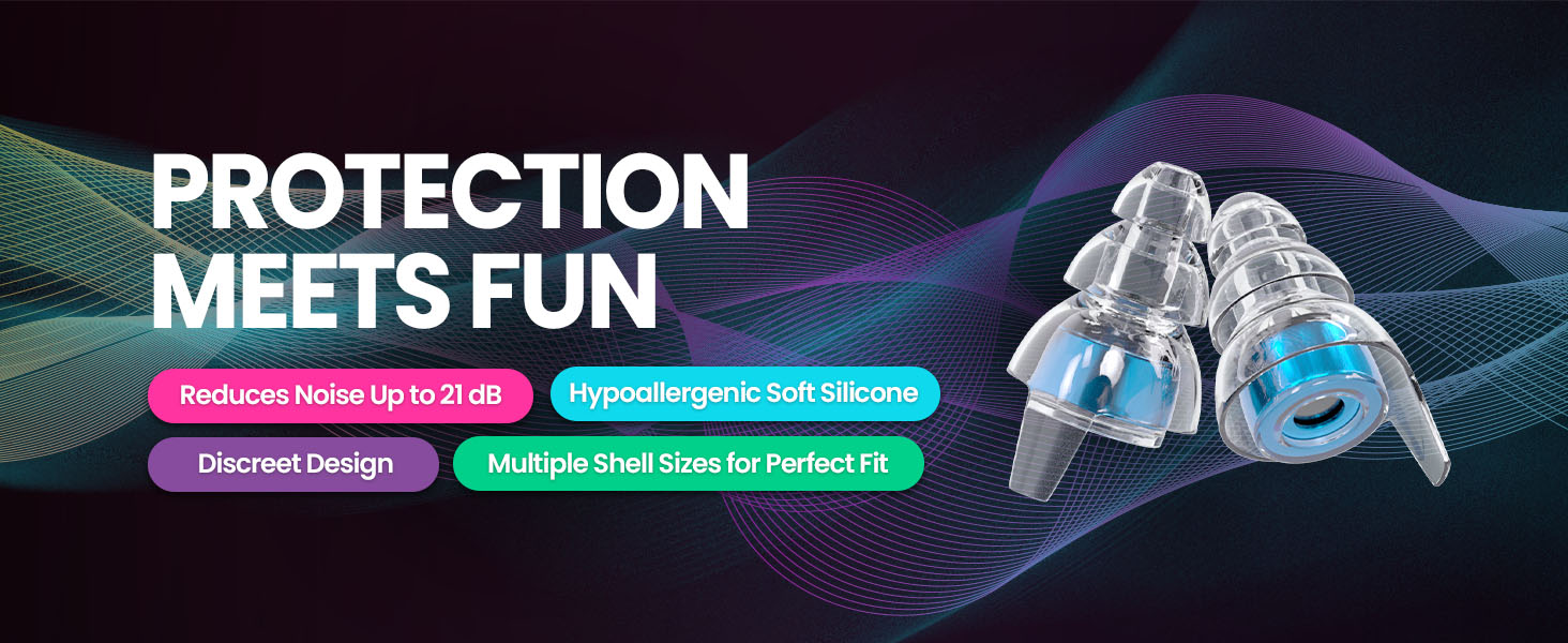 Eargasm High Fidelity Blue Earplugs