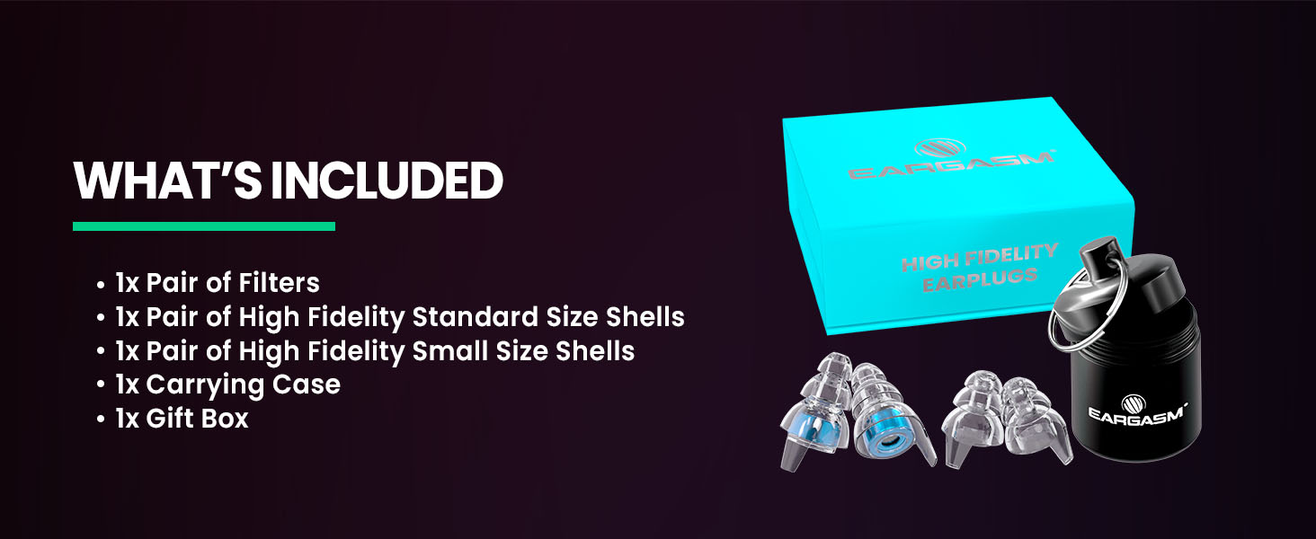 Eargasm High Fidelity Blue Earplugs