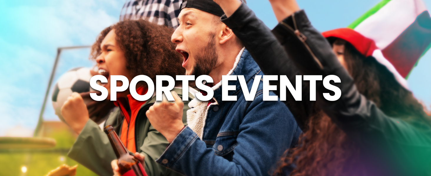 Eargasm Earplugs for Sports Events