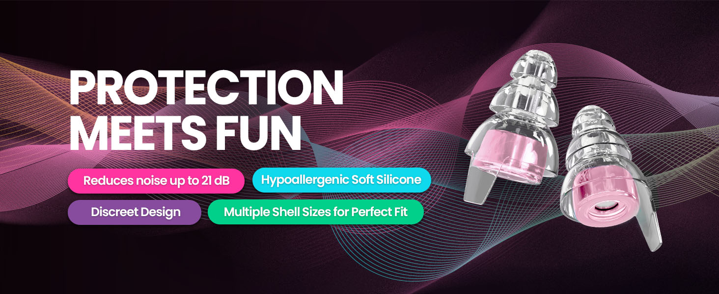 Eargasm High Fidelity Pink Earplugs