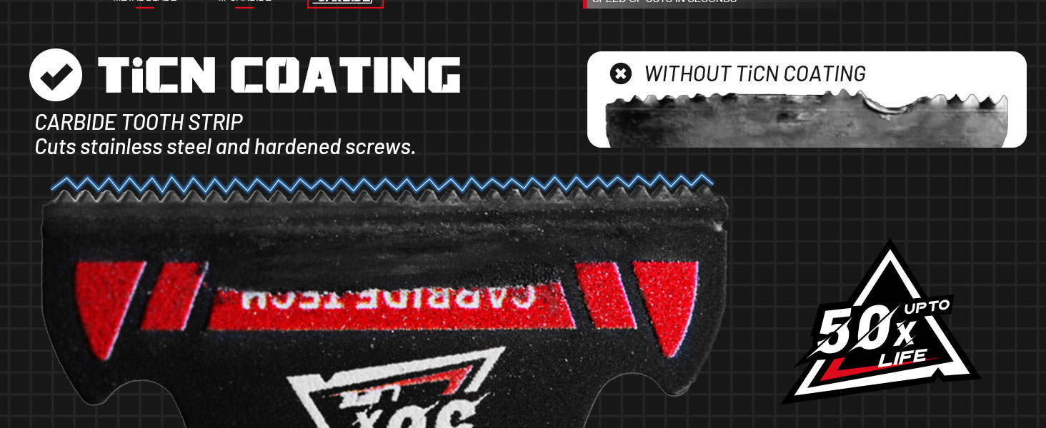 oscillating tool blade metal