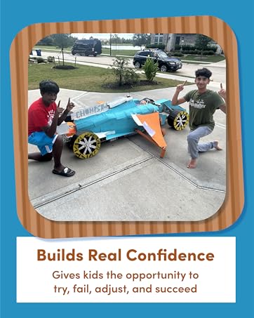 Builds Real Confidence: Gives kids opportunity to try, fail, adjust, and succeed