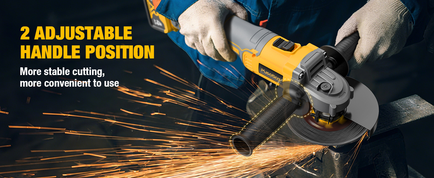 Angle Grinder Cordless for Dewalt 20V Max Battery
