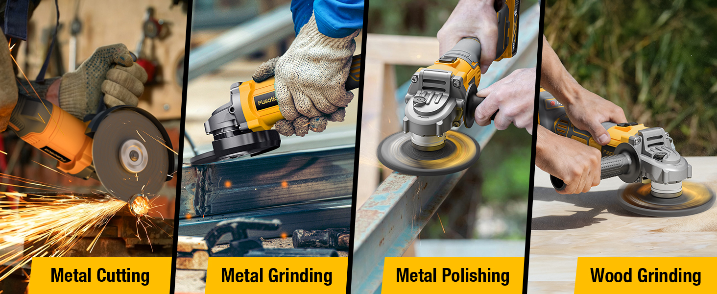 Angle Grinder Cordless for Dewalt 20V Max Battery