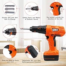 Kids tool set,tools for kids,play tools,kids drill set,toy tool box,toddler tool box,Kids electric