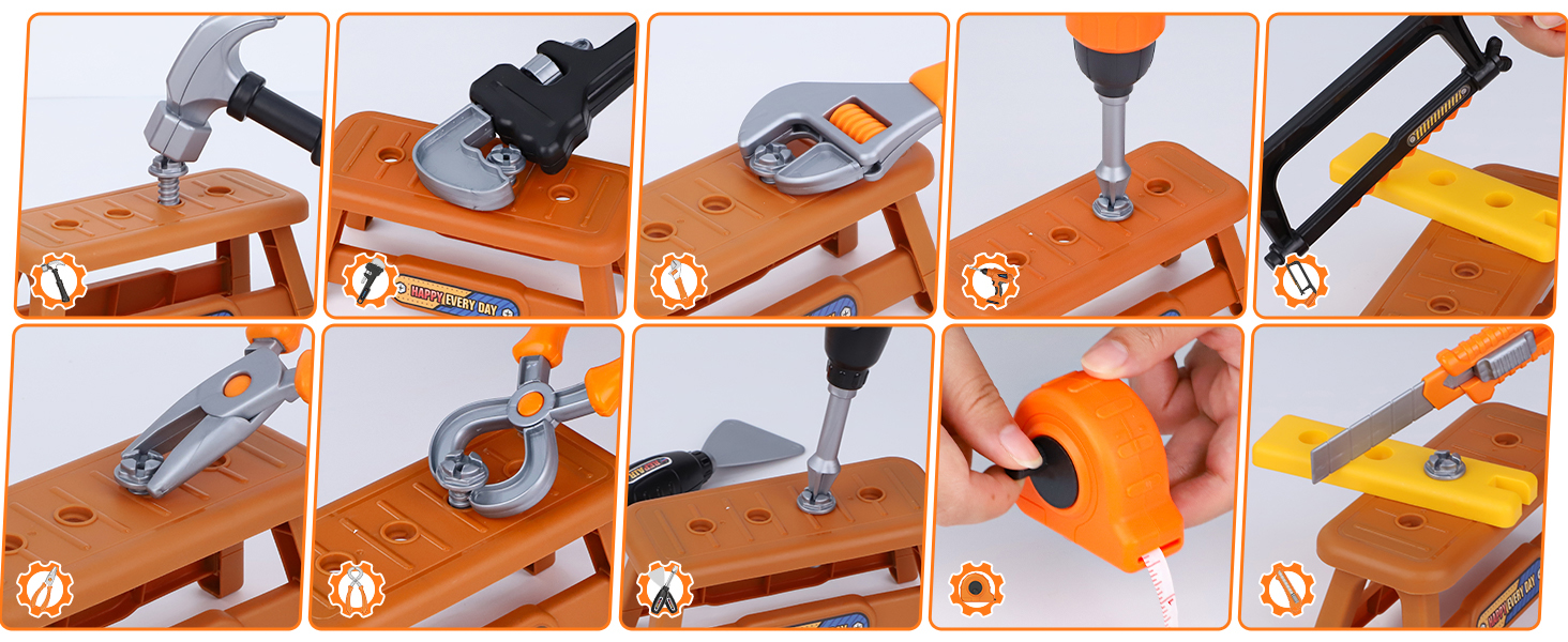 Various Tools. A varity of play