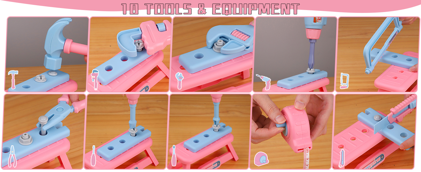 Various Tools. A varity of play