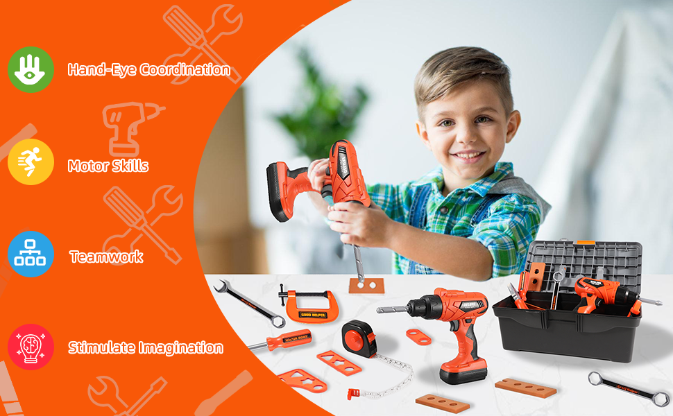 tool set for toddlers 3-5 toy tool set toddler tool box toy tools for toddlers 3-5