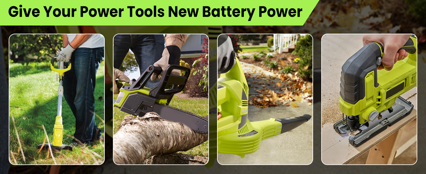 Replacment for Ryobi 18V Battery Li-ion