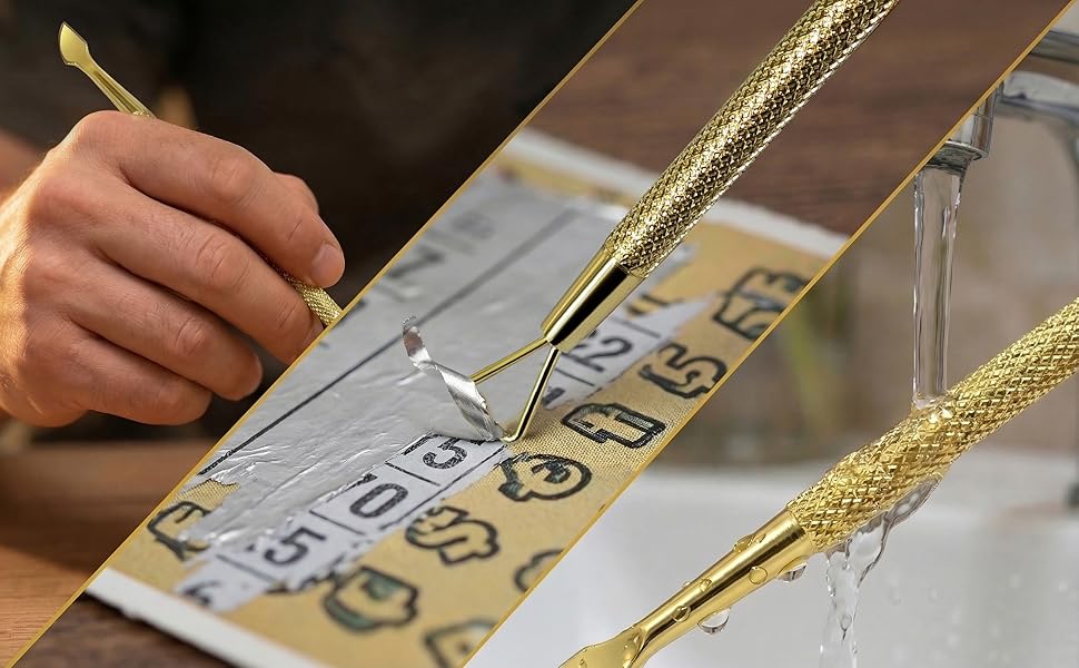 lotto card scratcher kit