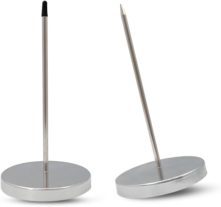 2 Pcs Desk Receipt Holder - Bill Fork Ticket Spike, Restaurant Check Spindle, Memo Holder eBaydiy Tools