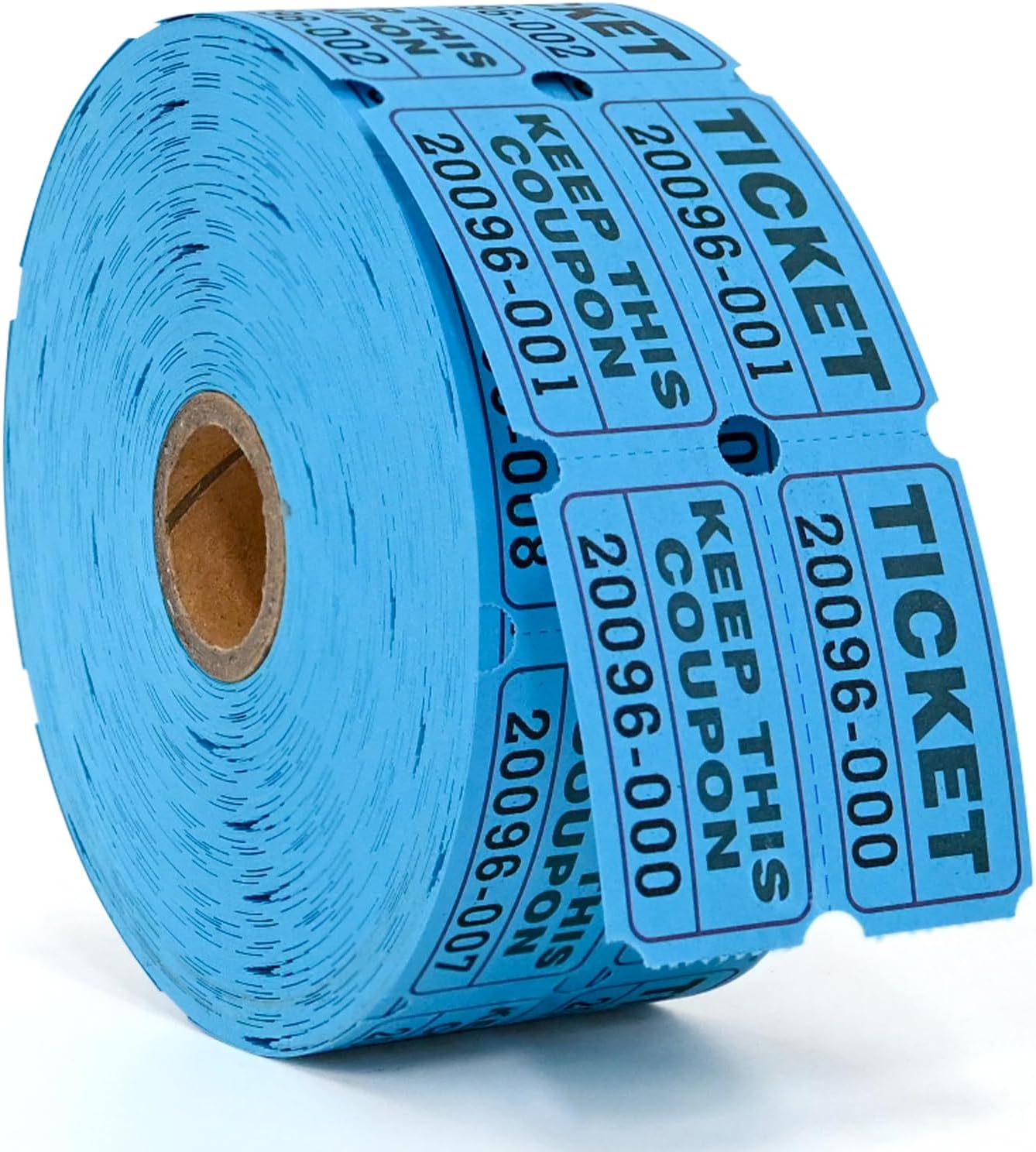 L LIKED Raffle Tickets Double Rolls 1000 Per Roll 50/55 Raffle Tickets for Events,Carnivals, Entry, Class Reward, Prizes(Blue) eBaydiy Tools