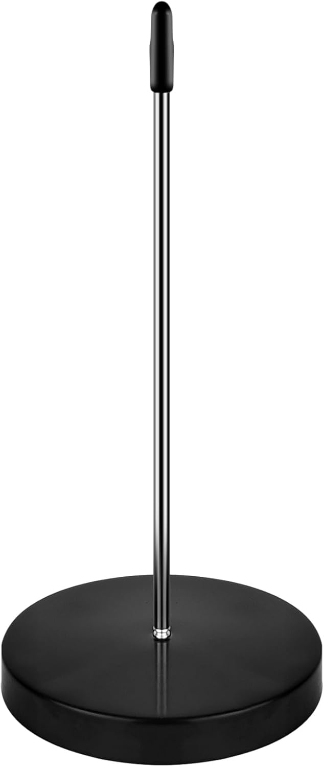 1 Pack Ticket Spike, Metal Bill Holder, Straight Rod Spike, Reliable Receipt Holder Spike for Organizing Tickets, Bills, and Notes in Restaurants, Offices, and Hotels (Black) eBaydiy Tools