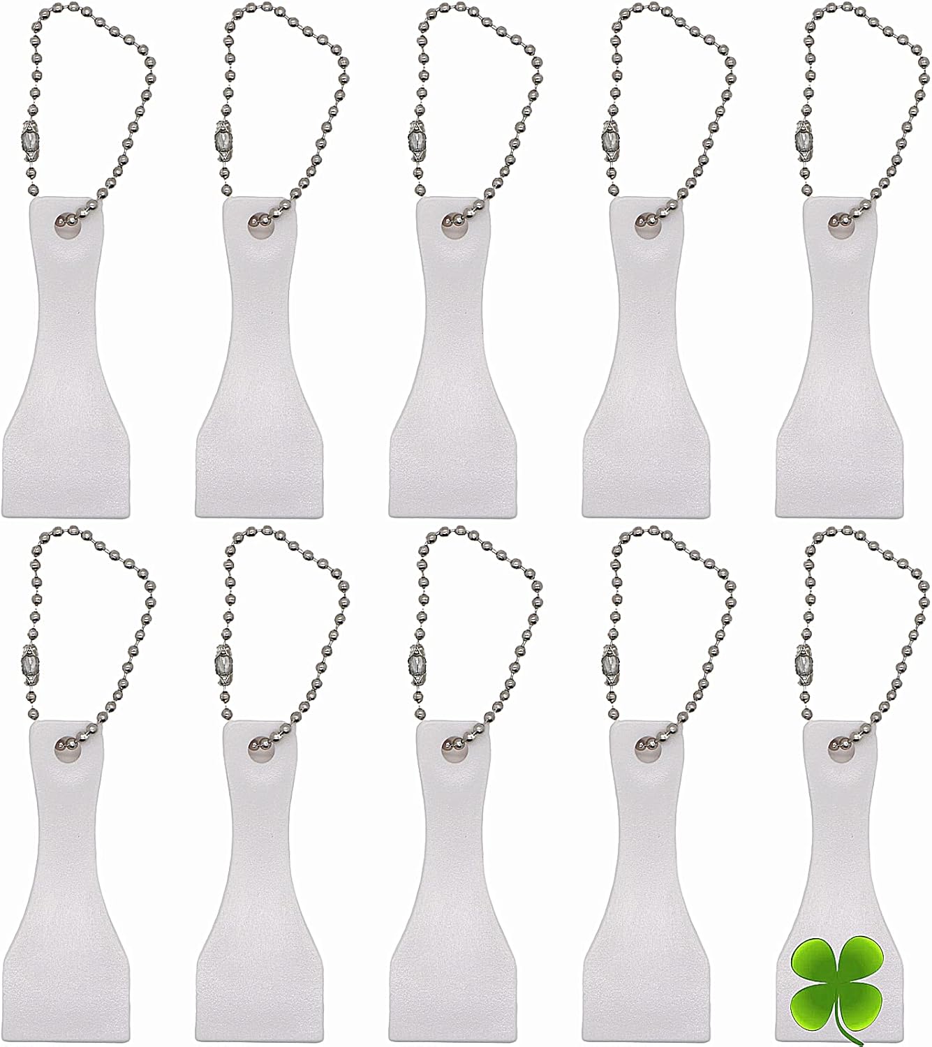 Plastic Scraper Tool Keychain, Scraper for Lottery Ticket, Scoop Shape Scratcher For Sublimation eBaydiy Tools