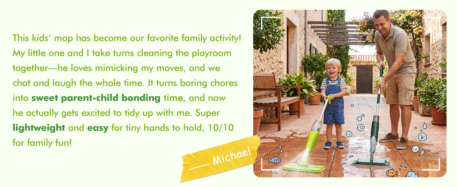 Mini Spray Mop for Toddler