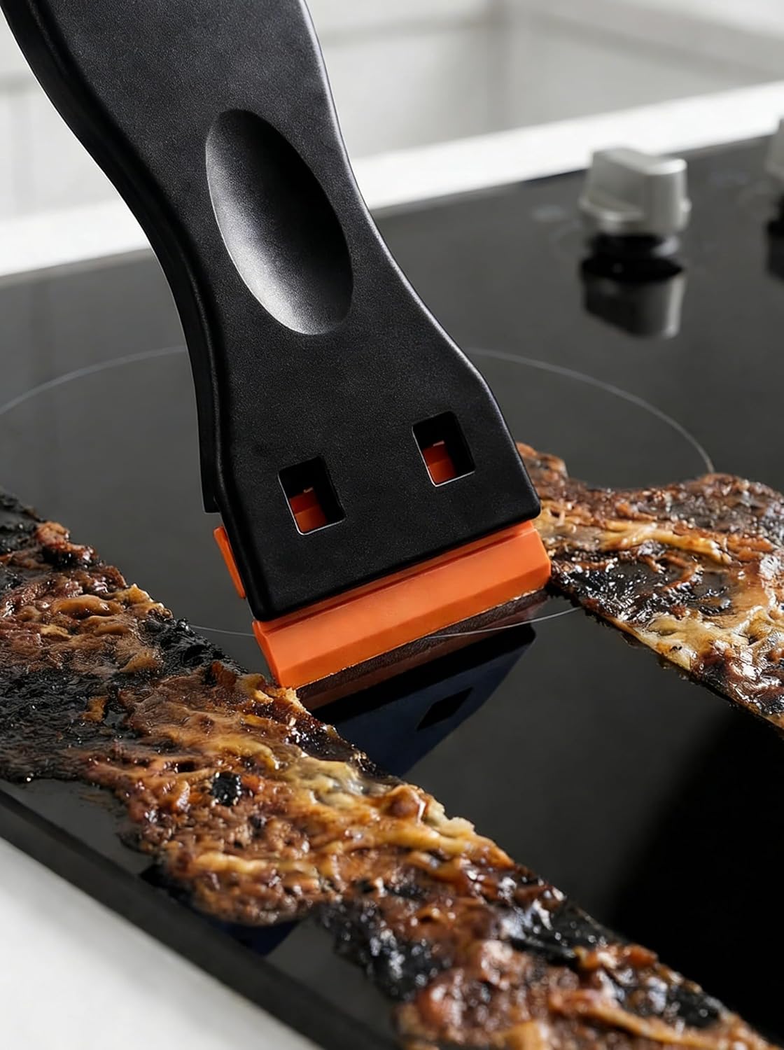 Razor Blade Scraper Tool with Plastic Razor Blades, Plastic Scraper for Glass, Paint, Stickers, Scratch Tickets Removal eBaydiy Tools